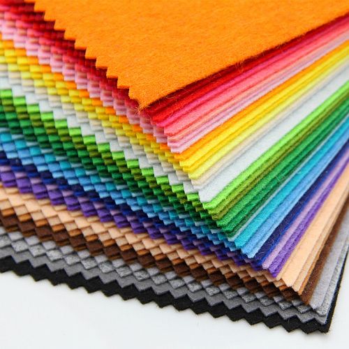 Фетр К33-499 бордовый однотонный