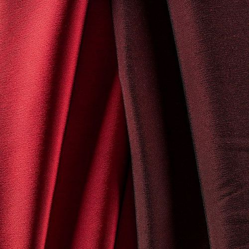 Атлас ватуссо К2-462 вишневый однотонный