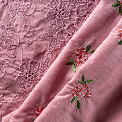 Шитье К33-224 розовато-лиловый с вышивкой