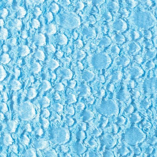 Мех искусственный 037-10156 небесно-голубой однотонный