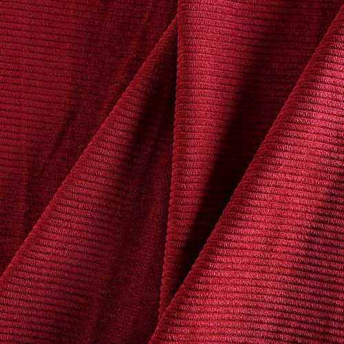 Вельвет 008-06505 винный однотонный