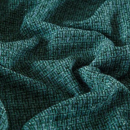 Твид шанель 052-15482 бриллиантовый зеленый
