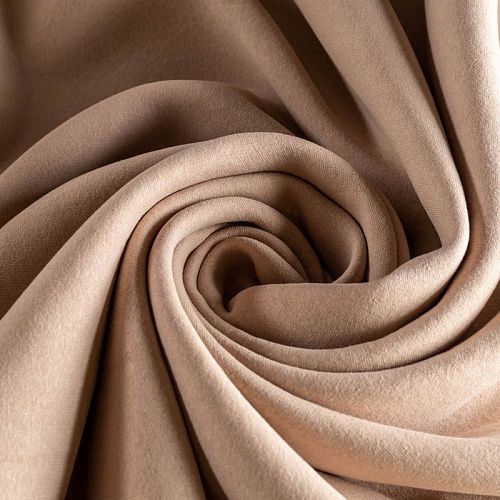 Футер с начесом 062-00524 бежевый однотонный