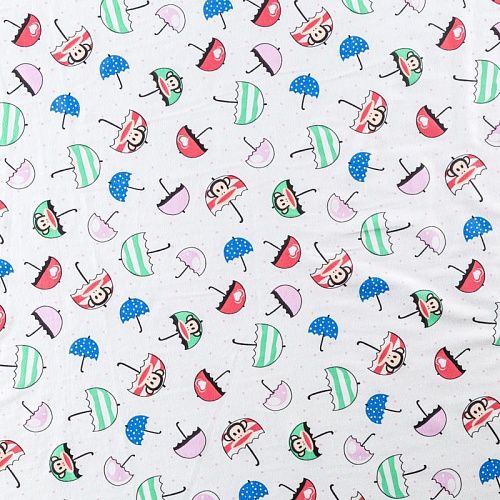 Трикотаж 056-09783 молочный принтованный