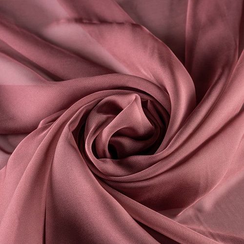 Шифон К33-885 морозная ягода однотонный