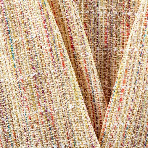 Твид шанель 052-01041 светло-желтый мультиколор