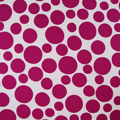 Трикотаж масло 056-12528 белый принтованный