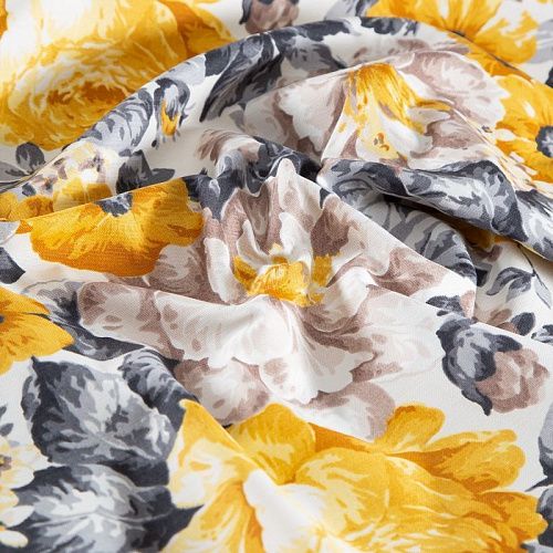 Ткань с водо- и грязеотталкивающей пропиткой 22-02-20707 белый принтованный