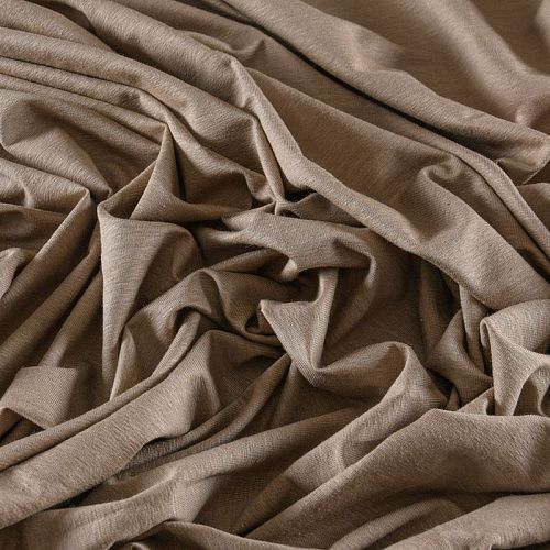 Трикотаж 056-11768 песочный однотонный