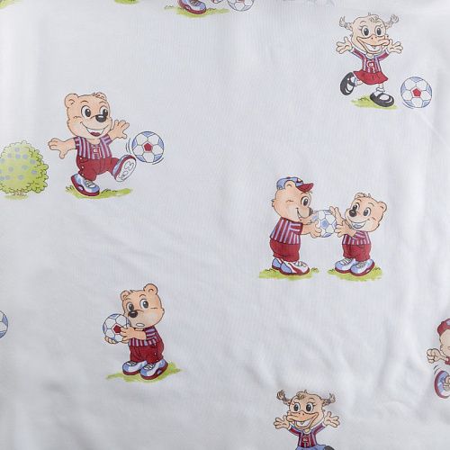 Тюль капрон Т241-01-419 белый принтованный