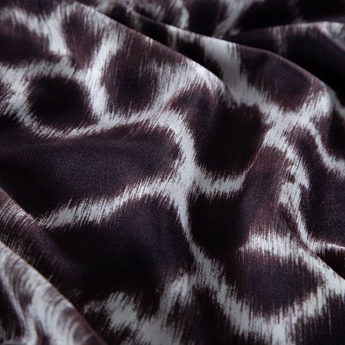 Бархат-лайкра 002-20333 шоколадный принтованный