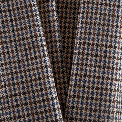 Ткань костюмная 025-14426 экрю принтованный