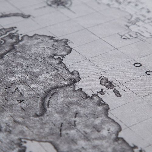 Ткань портьерная H-280 см 19-02-15862 светло-серый принтованный