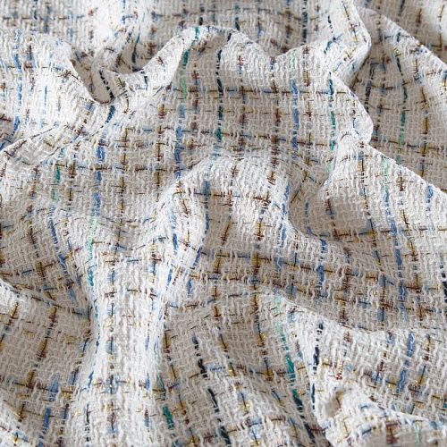 Твид шанель 052-15243 белый