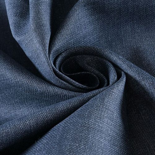 Лен натуральный 035-11748 синий деним