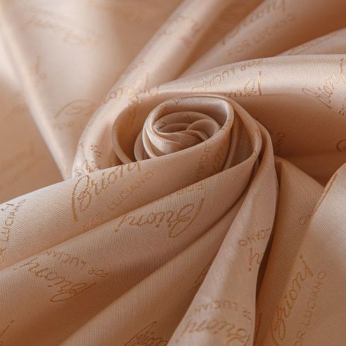 Ткань подкладочная 045-16709 бежевый жаккардовый