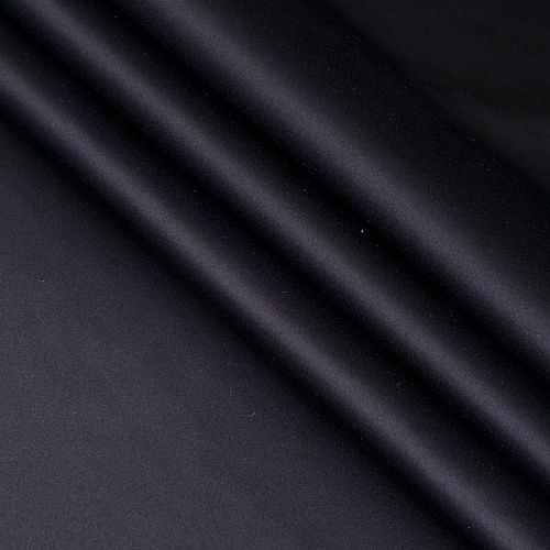 Сатин-тафта 001-17090 черный однотонный