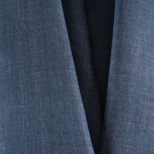 Лен натуральный 035-11748 синий деним