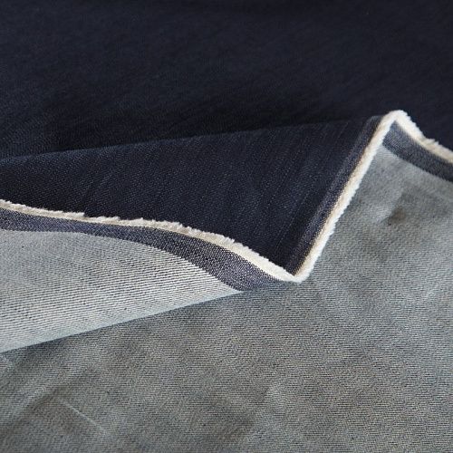 Джинс стрейч 015-17044 темно-синий однотонный