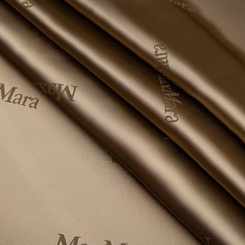 Вискоза жаккардовая Max Mara 009-20257 золотисто-коричневый