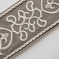 Бордюр жаккардовый 7 см 0000-357-104-007 темно-серый 