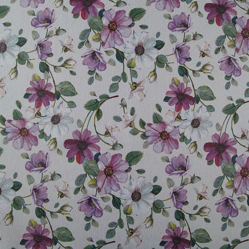 Ткань портьерная H-280 см 19-02-15864 белый принтованный