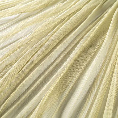 Тюль сетка-гофре Т263-01-79 салатовый однотонный