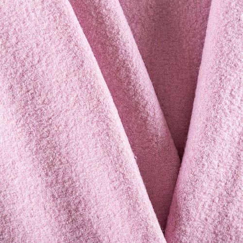 Букле К20-530 розовый однотонный