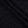 Трикотаж-лапша 056-15618 черный однотонный