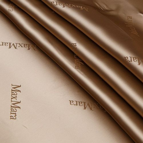 Ткань подкладочная MaxMara 045-17197 бежевый жаккардовый