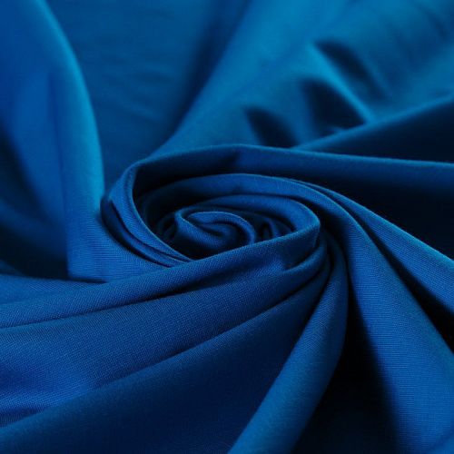 Джерси 014-15729 темно-голубой однотонный