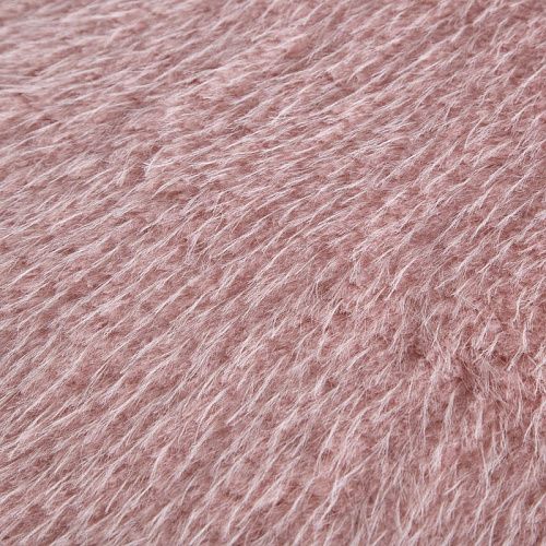 Мех искусственный на трикотажной основе 037-20750 пудрово-розовый