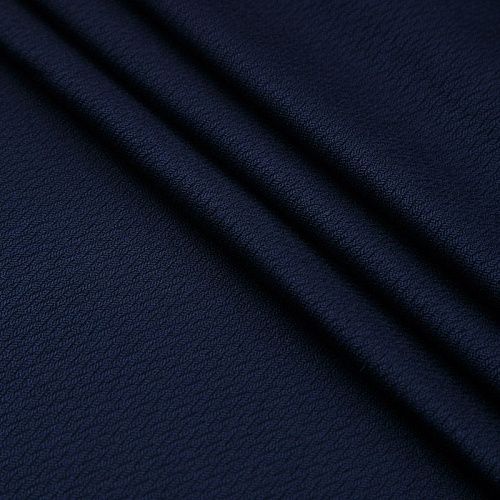 Креп-шелк 064-16157 темно-синий однотонный