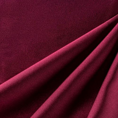 Шелк синтетический стрейч К32-263 винный однотонный