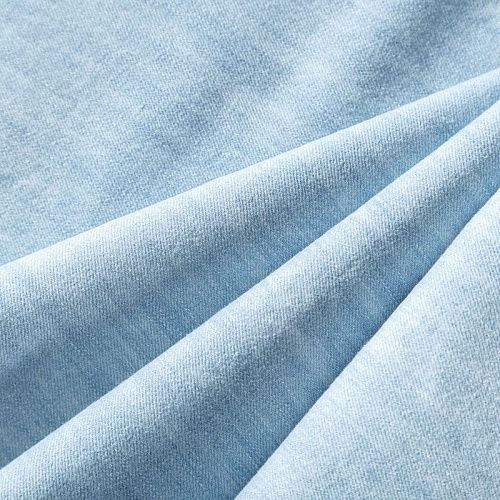 Джинс 015-02922 выбеленный голубой однотонный