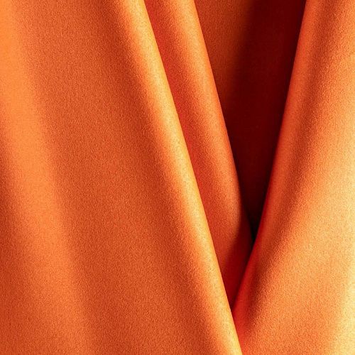 Ткань пальтовая К31-169 апельсиновый однотонный