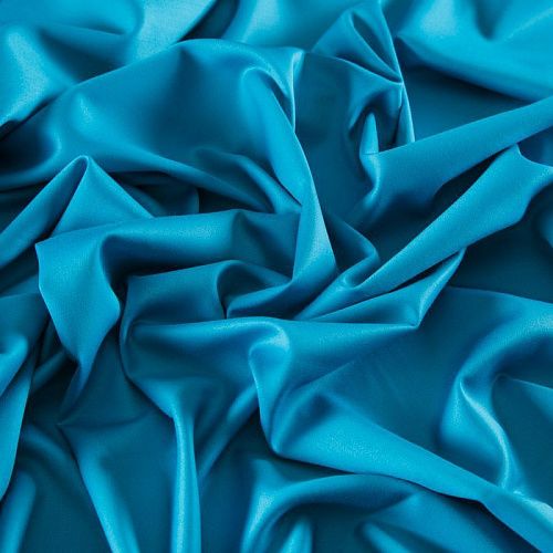 Шерсть костюмная стрейч 025-12297 лазурно-голубой однотонный