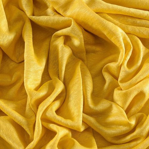 Трикотаж 056-11944 медово-желтый однотонный