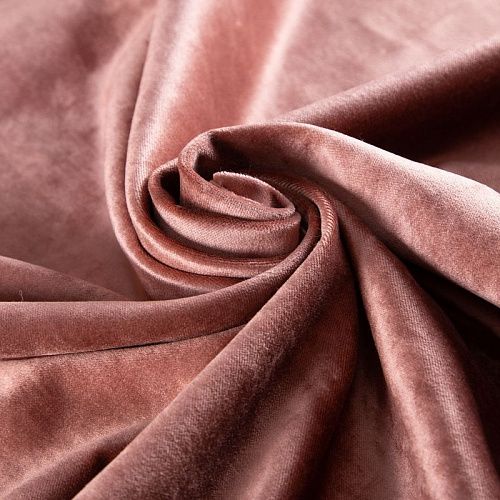Бархат хлопковый 002-20362 медный однотонный