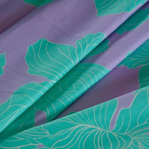 Хлопок 063-17033 светлая лаванда принтованный