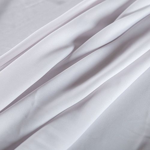 Шифон К28-713 бледно-серый однотонный