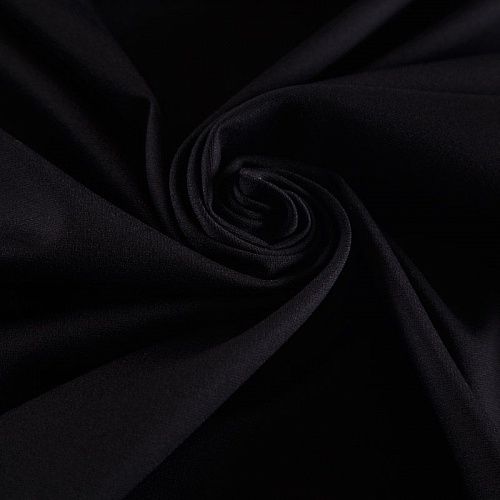 Джерси 014-16721 черный однотонный