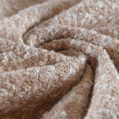 Твид шанель 052-15481 молочно-бежевый