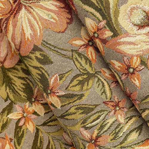 Гобелен гостиный 513-02-16 светло-серый лилии