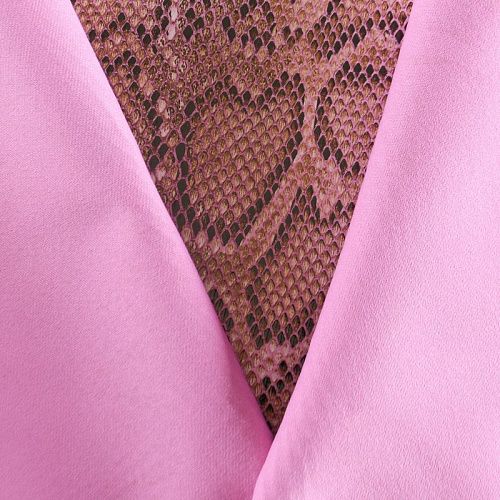 Экокожа на трикотажной основе 070-12013 розовый