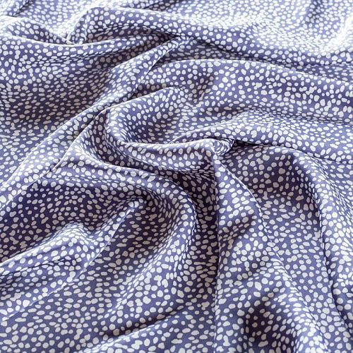 Шелк синтетический 065-01451 аметистовый принтованный