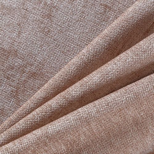 Ткань портьерная шенилл h-300 см 21-02-00088 бежевый однотонный