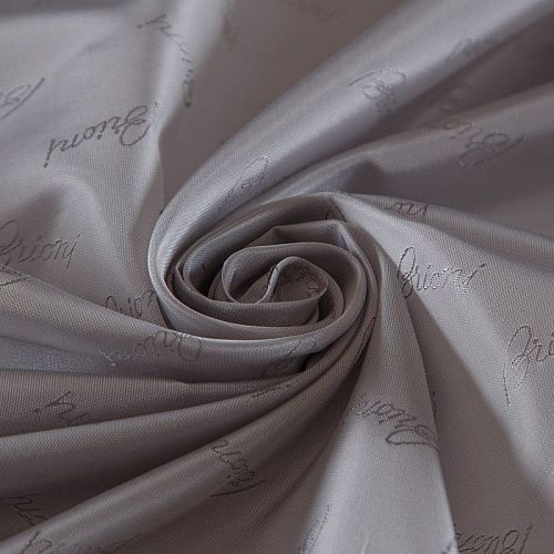 Ткань подкладочная 045-16707 светло-серый жаккардовый