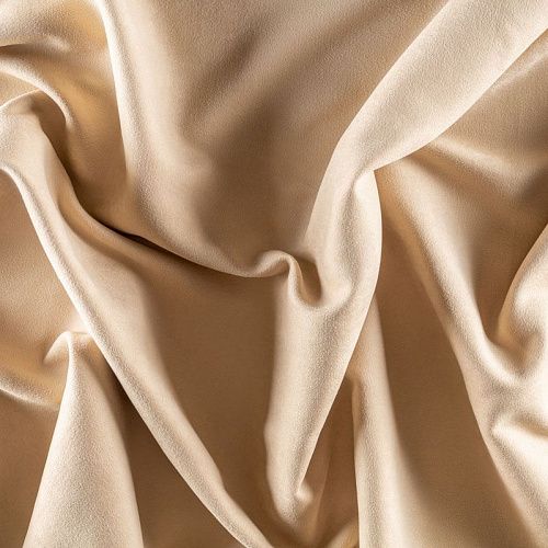 Замша портьерная 13-02-00464 теплый песочный однотонный