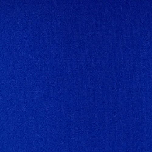 Креп-сатин К33-578 васильковый однотонный